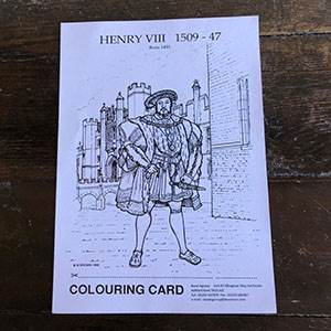 Henry Colouring Card